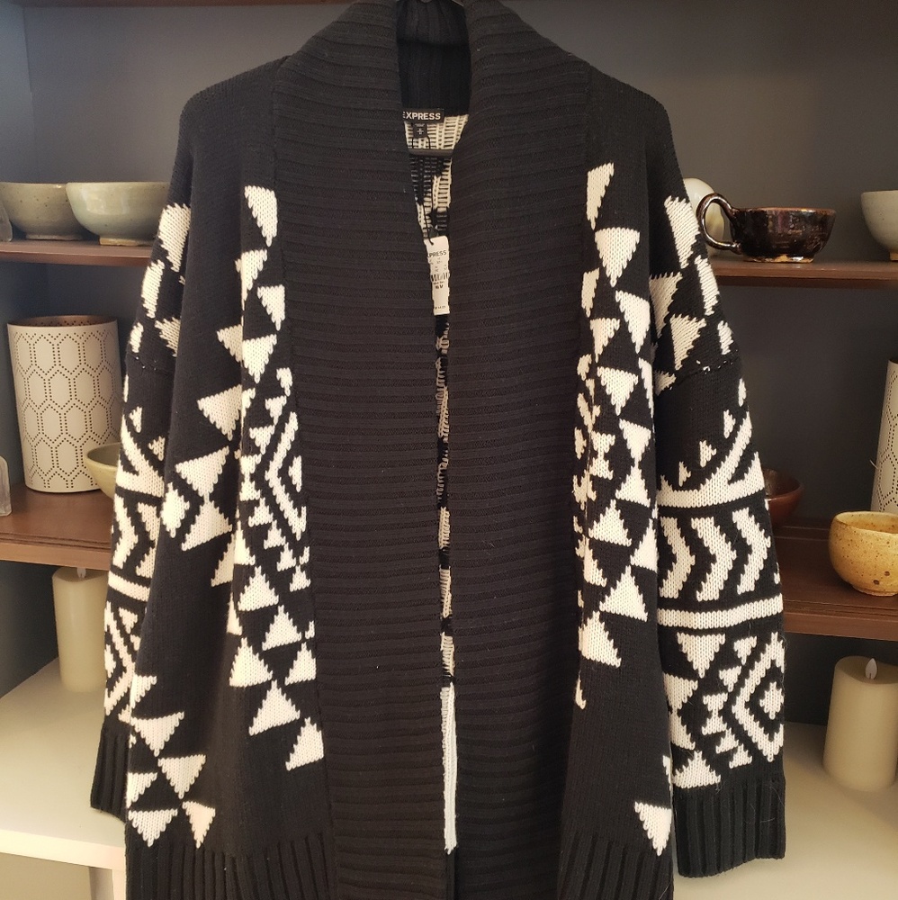 Express sweater cardigan